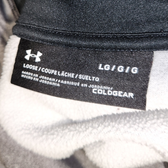 Under Armour Men's Fleece Full Zip Big Logo Hoodie - Picture 6 of 6